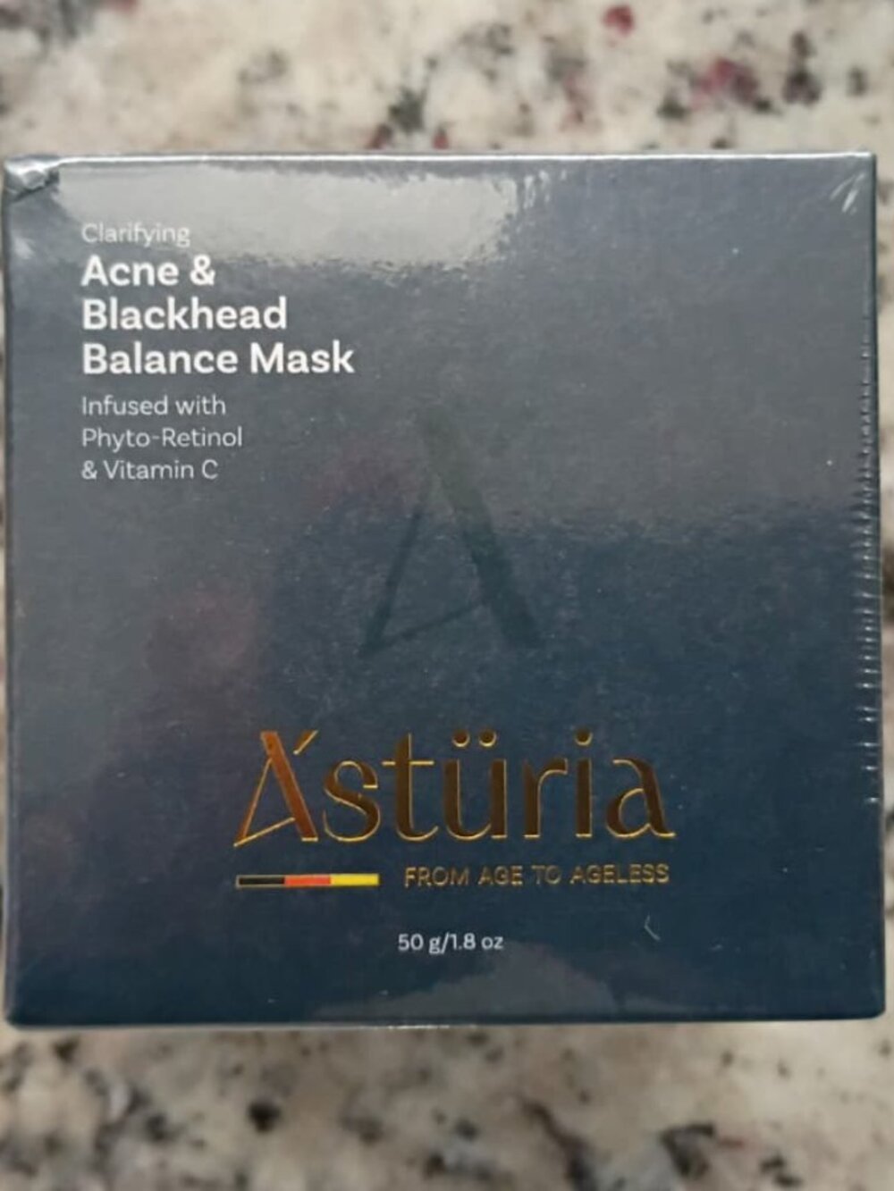 Asturia Acne & Blackhead Balance Mask-Retinol & Vitamin C-1.8 oz/50 g-NEW-SEALED